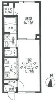 パーシモン中野富士見町の間取り画像