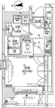 ナビウスプレリア東日本橋の間取り画像