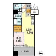 Trio Mare 蔵前の間取り画像