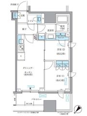 パークアクシス東日本橋の間取り画像