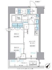 パークアクシス東日本橋の間取り画像