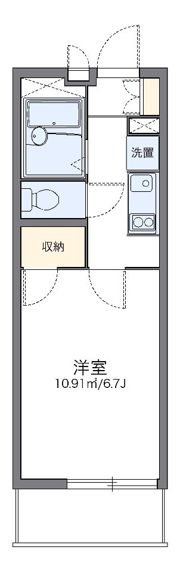 レオパレスリバティハイムの間取り画像