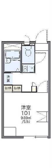 レオパレスアミーの間取り画像