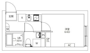 AXIA M-City武蔵小山の間取り画像