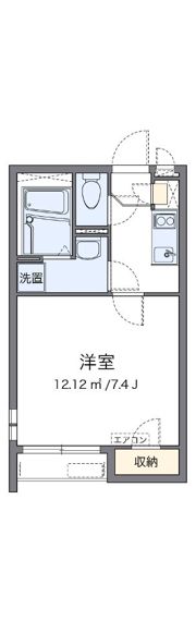 クレイノアウトゥンノの間取り画像