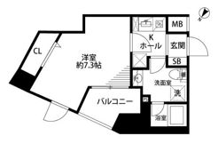 AXAS高田馬場の間取り画像