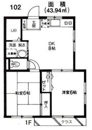 アップルマンションの間取り画像