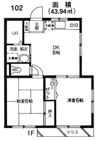 アップルマンションの間取り画像