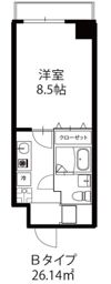 ドミールCity東中野IIの間取り画像