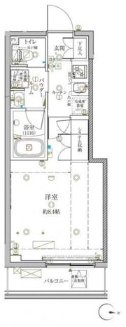 クレイシア新宿中落合の間取り画像
