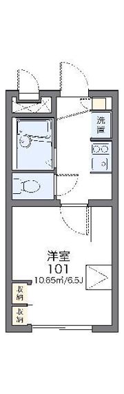 レオパレスユリパレス中野坂上の間取り画像