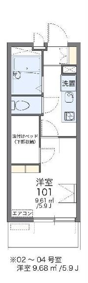 レオパレスWAO WAOの間取り画像