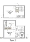 LiveFlat東高円寺Ⅱの間取り画像