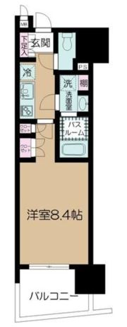 パレステージ上野の間取り画像