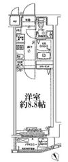 グランフォース東高円寺の間取り画像