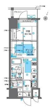 ZOOM神田の間取り画像