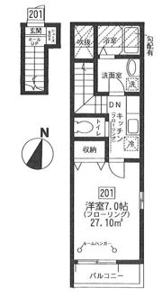 アヴニール黎明の間取り画像