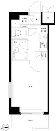 ルーブル北新宿の間取り画像
