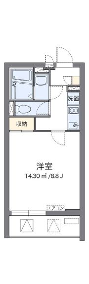 クレイノアウリィ仲六郷の間取り画像