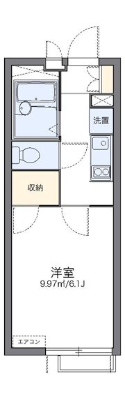 レオパレス長者丸の間取り画像
