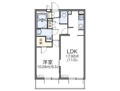レオパレスベルファムの間取り画像