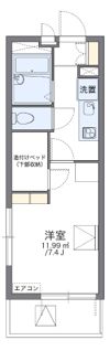 レオパレスエスポワール六郷の間取り画像