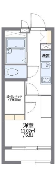 レオパレス冨士の間取り画像
