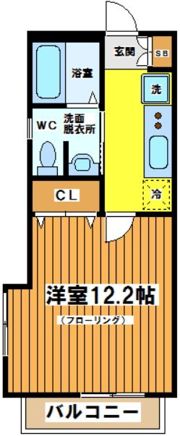 大原KYハイツⅢの間取り画像