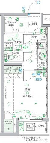 クレヴィスタ祖師ヶ谷大蔵の間取り画像
