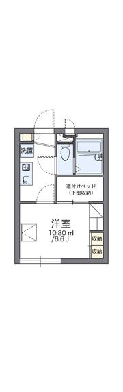 レオパレスオブリカーサの間取り画像