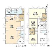深沢1丁目貸家の間取り画像