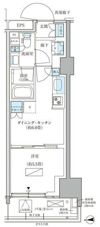 パークアクシス品川天王洲アイルの間取り画像