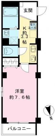 ゴールド中村橋の間取り画像