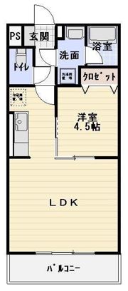 プランドールシャルムヴィラの間取り画像