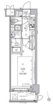 クレイシア北馬込の間取り画像