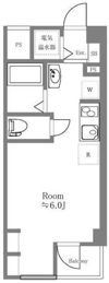 コスモシティ市ヶ谷の間取り画像