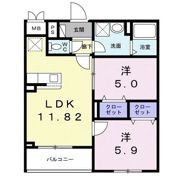 メゾン アイティー ジャックの間取り画像