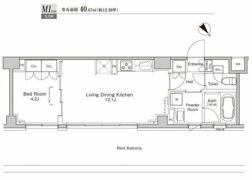 プラウドフラット戸越公園の間取り画像