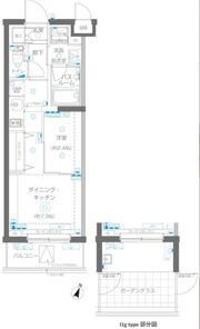 ZOOM蒲田EASTの間取り画像