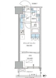 パークアクシス品川天王洲アイルの間取り画像