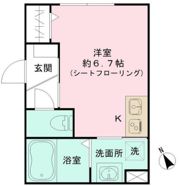 ベルガット早稲田の間取り画像