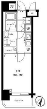 パレステュディオ銀座東壱番館の間取り画像