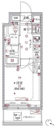 クレイシア大井町の間取り画像