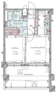 プラシア蒲田 THE GRAND RESIDENCEの間取り画像
