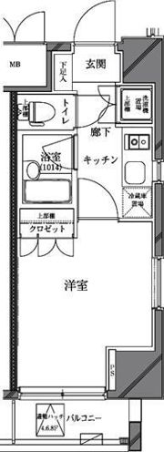 セジョリ蒲田の間取り画像