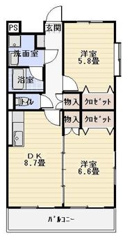 メゾンアネシスの間取り画像
