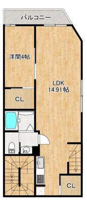 ルシェル羽田の間取り画像