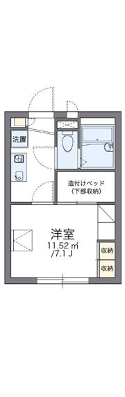 レオパレスシェソワMSKの間取り画像