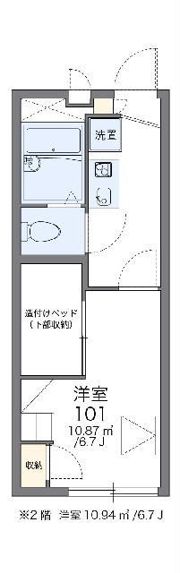 レオパレスルミエール Eastの間取り画像