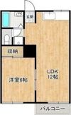 コンシェール岩下A棟の間取り画像